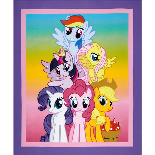 My Little Pony Traditional Best Friend Pony Panel Purple
